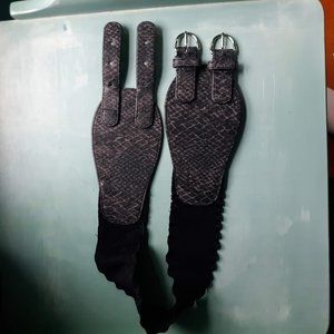 Chunky Faux Snake Skin Belt